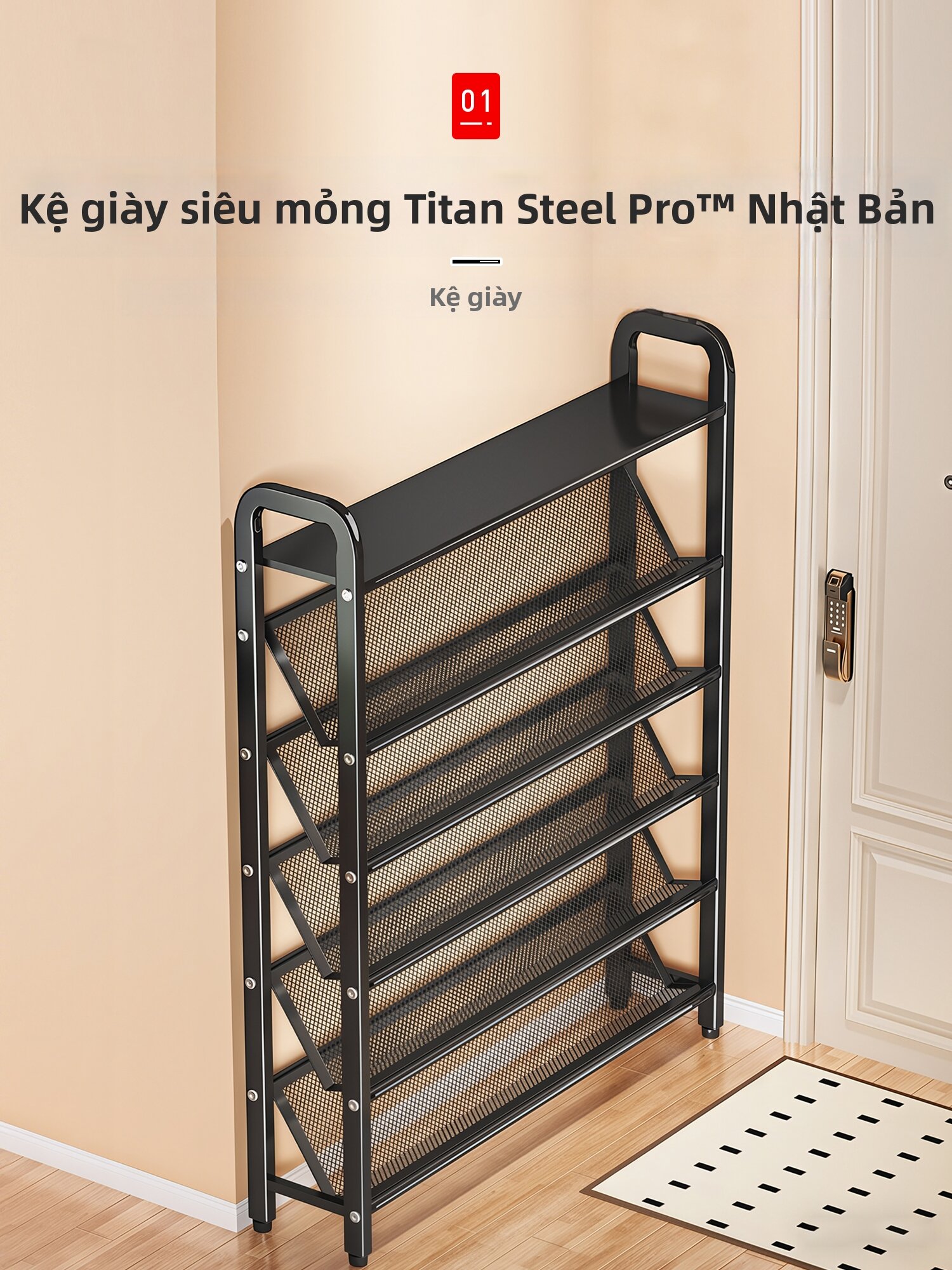 ZHIFAN | Multi-layer Ultra-thin Shoe Rack Giá  781,000 Đồng*Miễn phí vận chuyển
