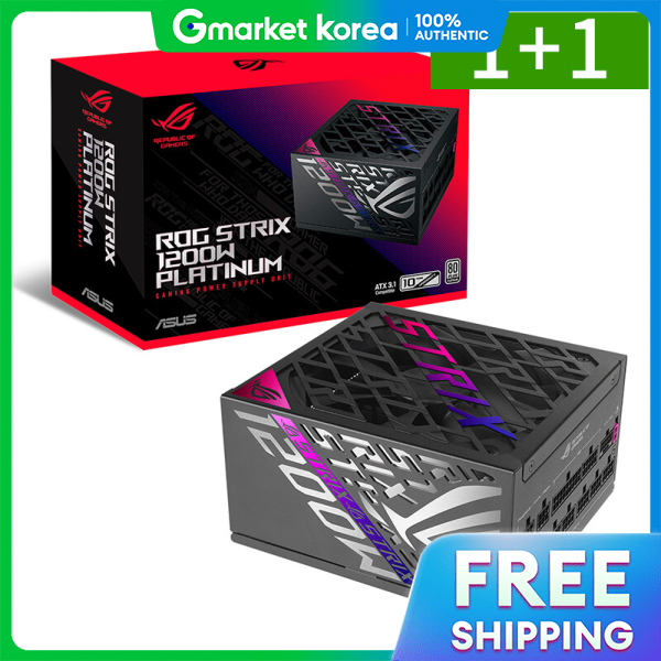 Omt | 1+1 Asus Power Supply Asus Rog Strix 1200W Platinum Atx Power 80Plus Giá 17,007,000 Đồng*Miễn phí vận chuyển