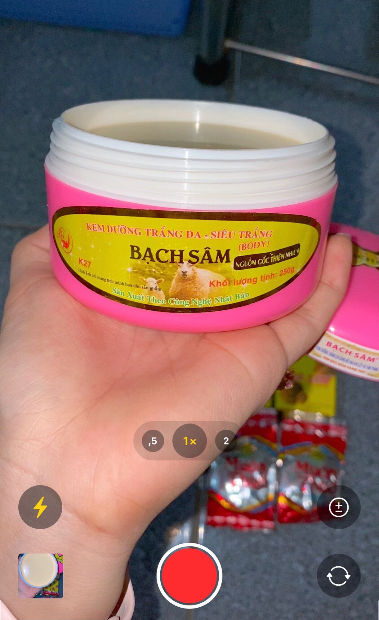 [HCM]Lẻ hũ 250g dưỡng body cốt bạch sâm ngô gia