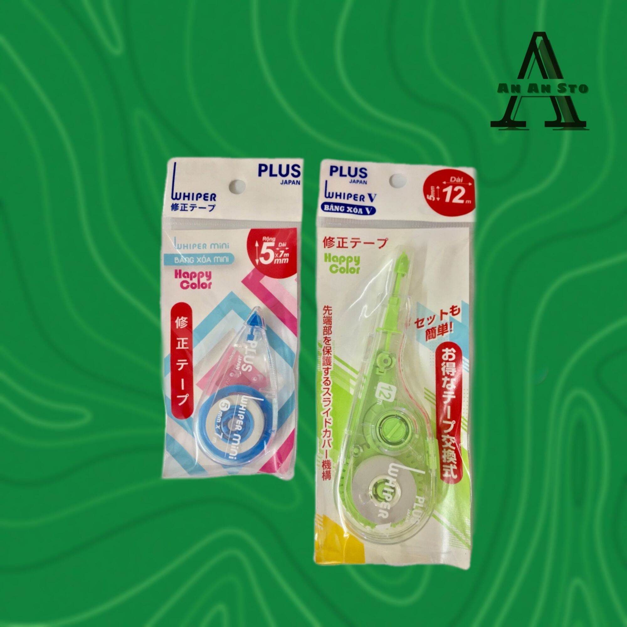 Băng xóa plus, bút xóa - 2 kích cỡ - màu ngẫu nhiên