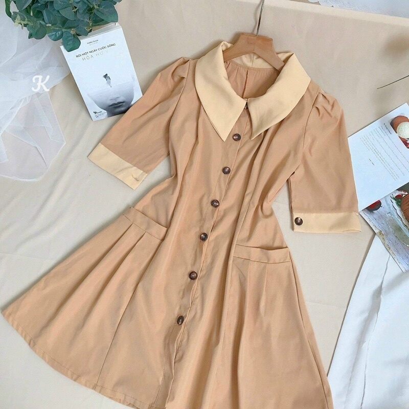 ĐẦM SƠ MI XÈO TAY LỠ