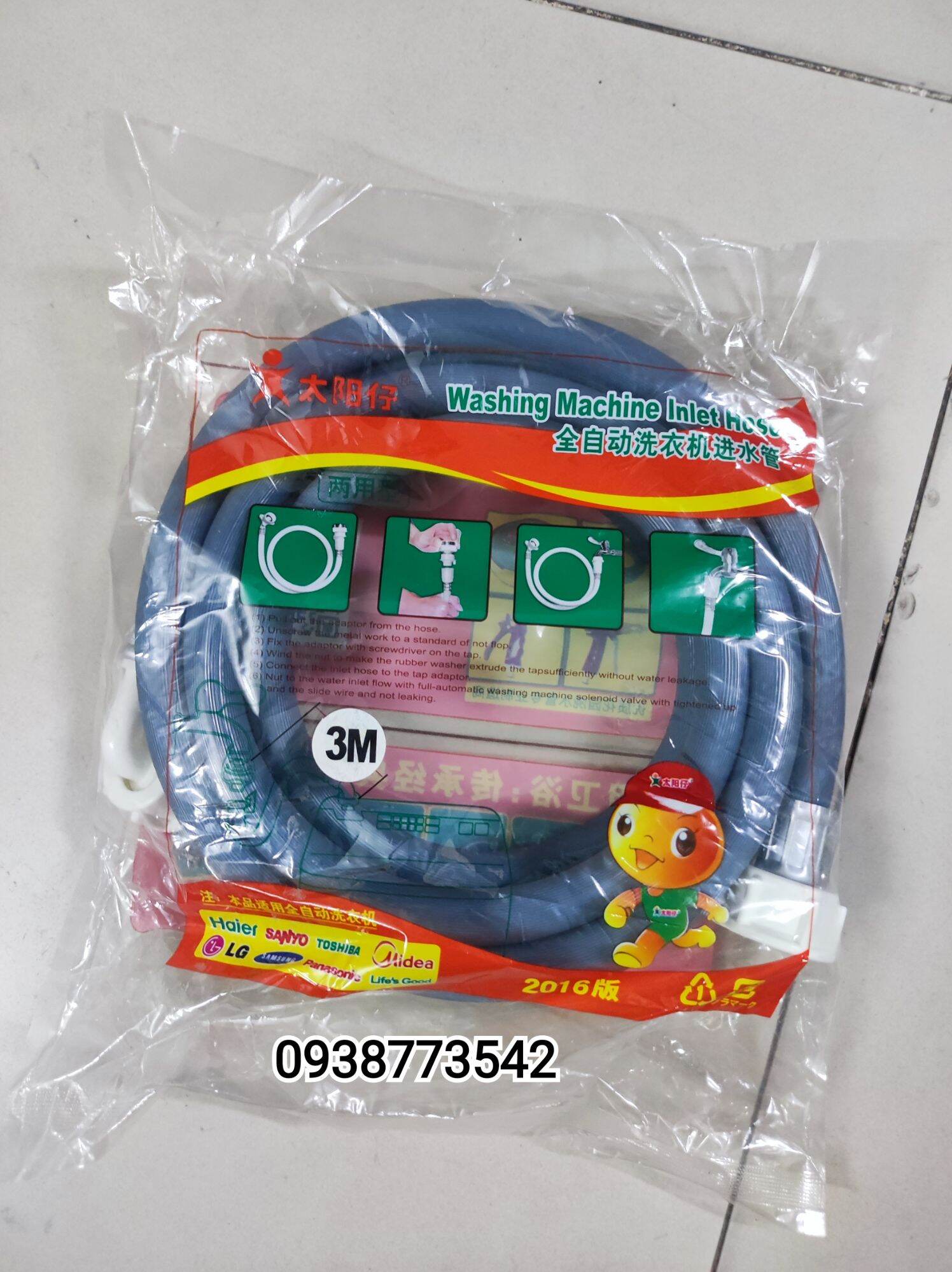 Dây cấp nước máy giặt cửa ngang dài 3m