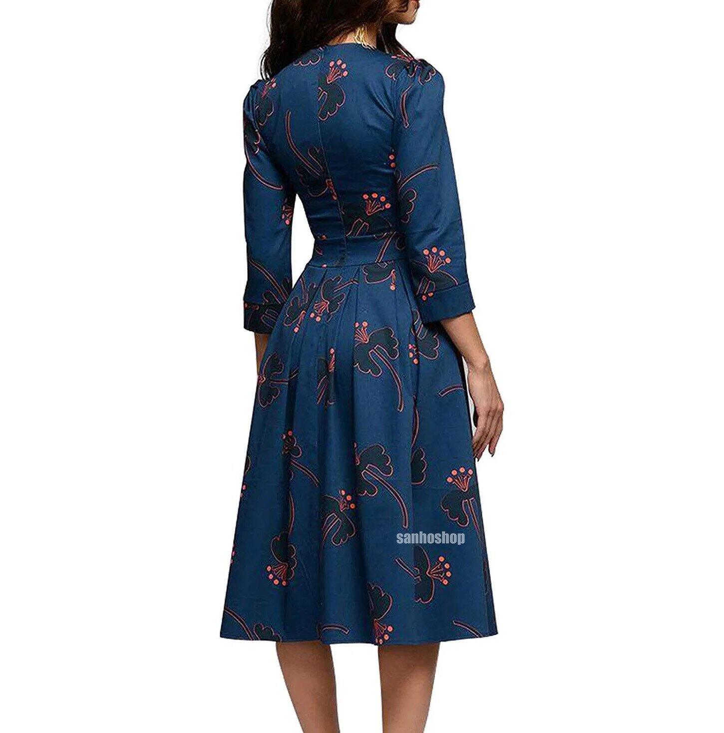ĐẦM MIDI K4Y CASUAL FL0RAL