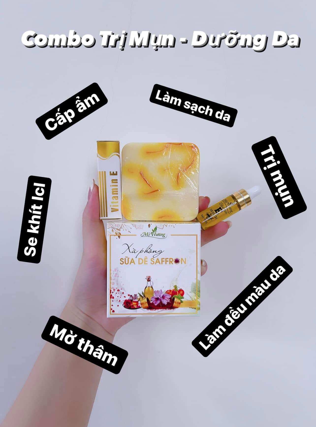 Giá Sỉ _ 5 soap xà phòng sữa dê Safaron