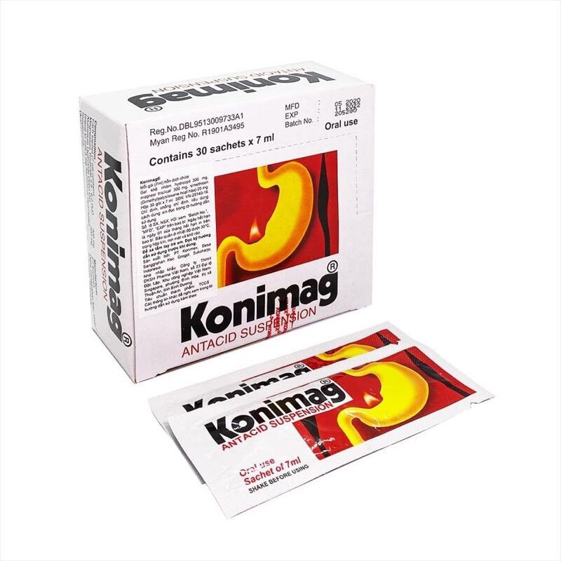 Gel dạ dày Konimag - hộp 30 gói