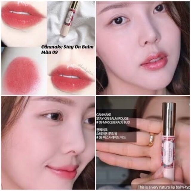 (ĐỦ MÀU HOT) Canmake Son dưỡng chống nắng Stay on balm Rouge