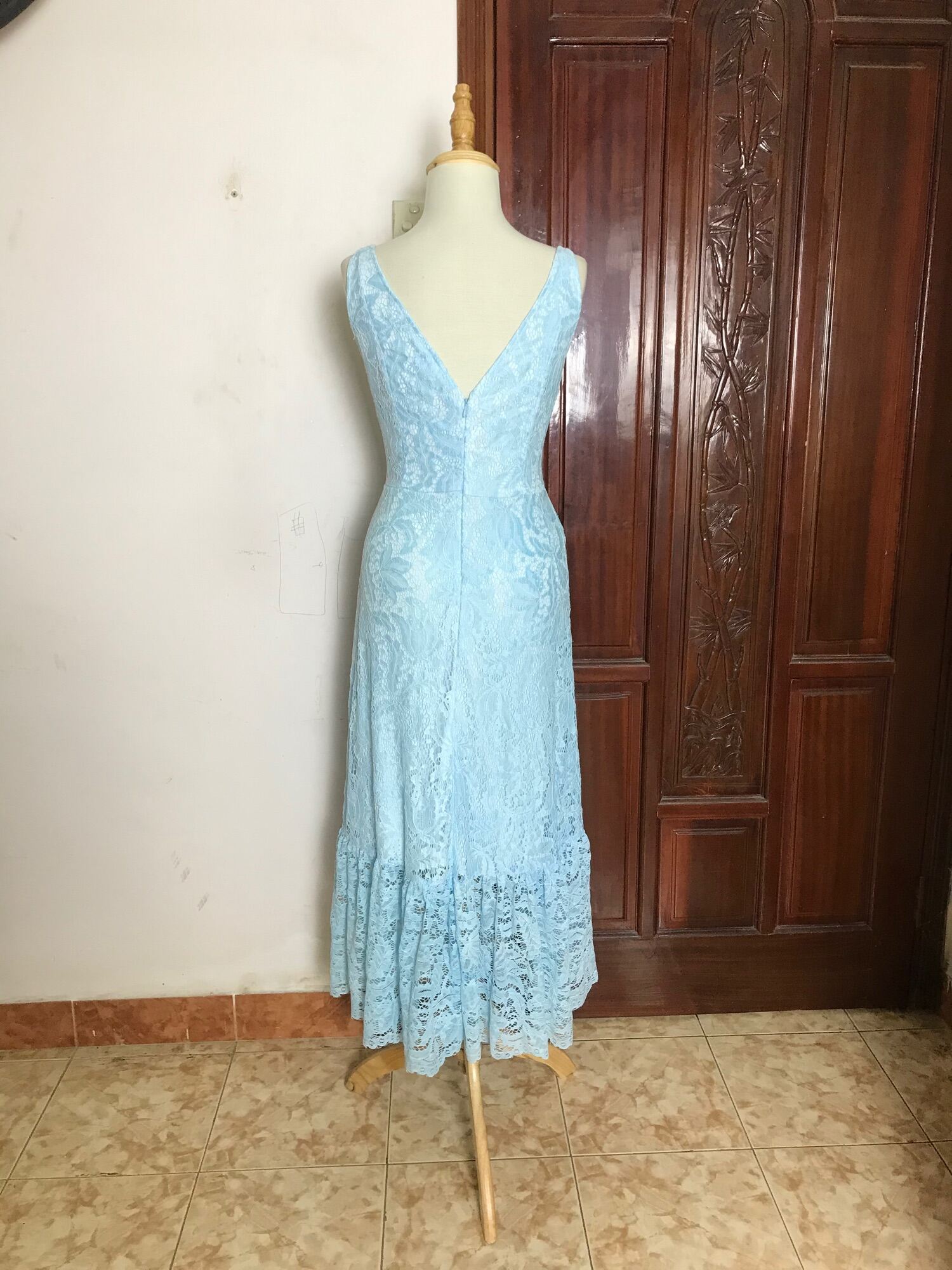 Đầm VNXK MAXI REN MỀM MỊN