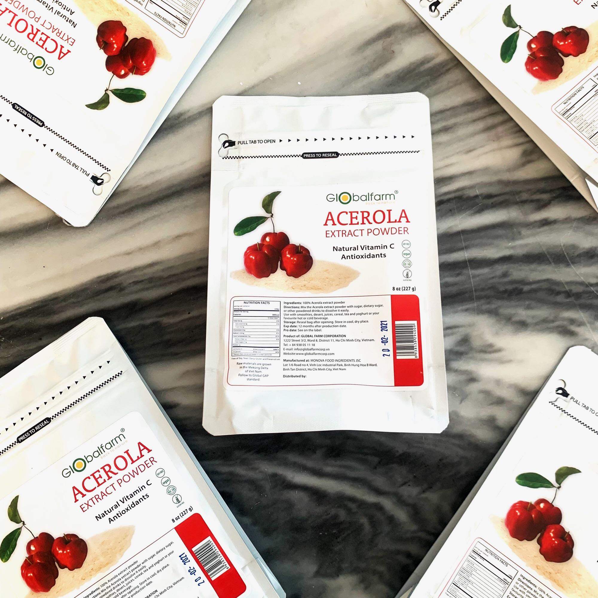 Bột Acerola - Vua của Vitamin C tự nhiên