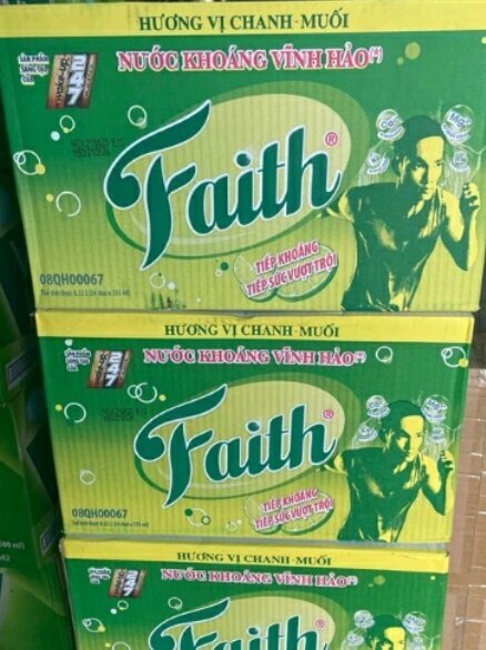 Thùng 24 chai Chanh muối Vĩnh Hảo Faith 355ml