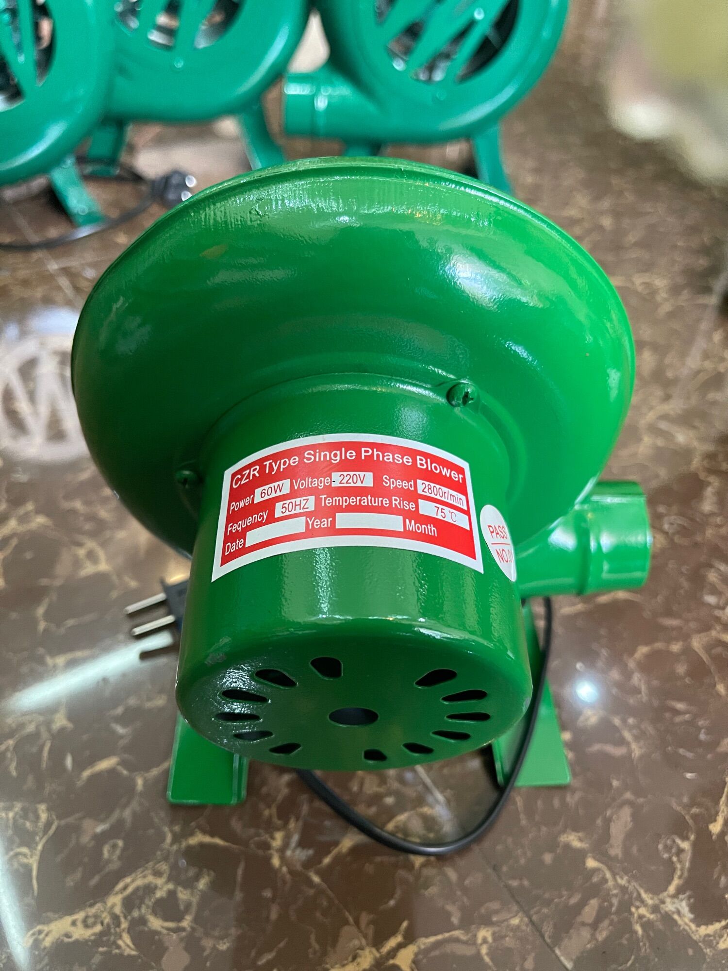 Quạt hỏa tốc, thổi bếp nướng 60w