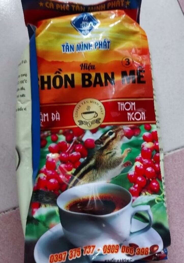 Cà phê pha phin Con Chồn Tân Minh Phát 3 500g