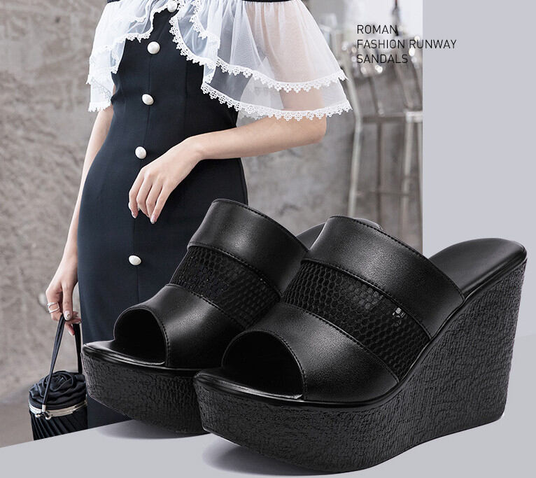 Dép đế xuồng phối lưới 10f ms08