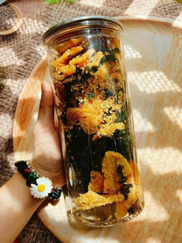 Cơm cháy lắc rong biển