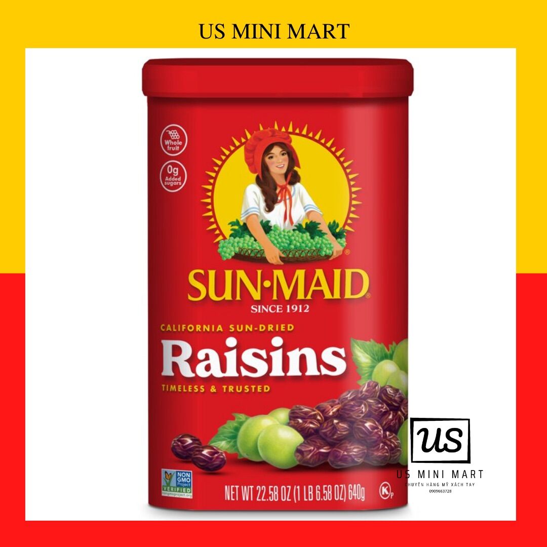 Nho khô raisins Sun Mail 640g
