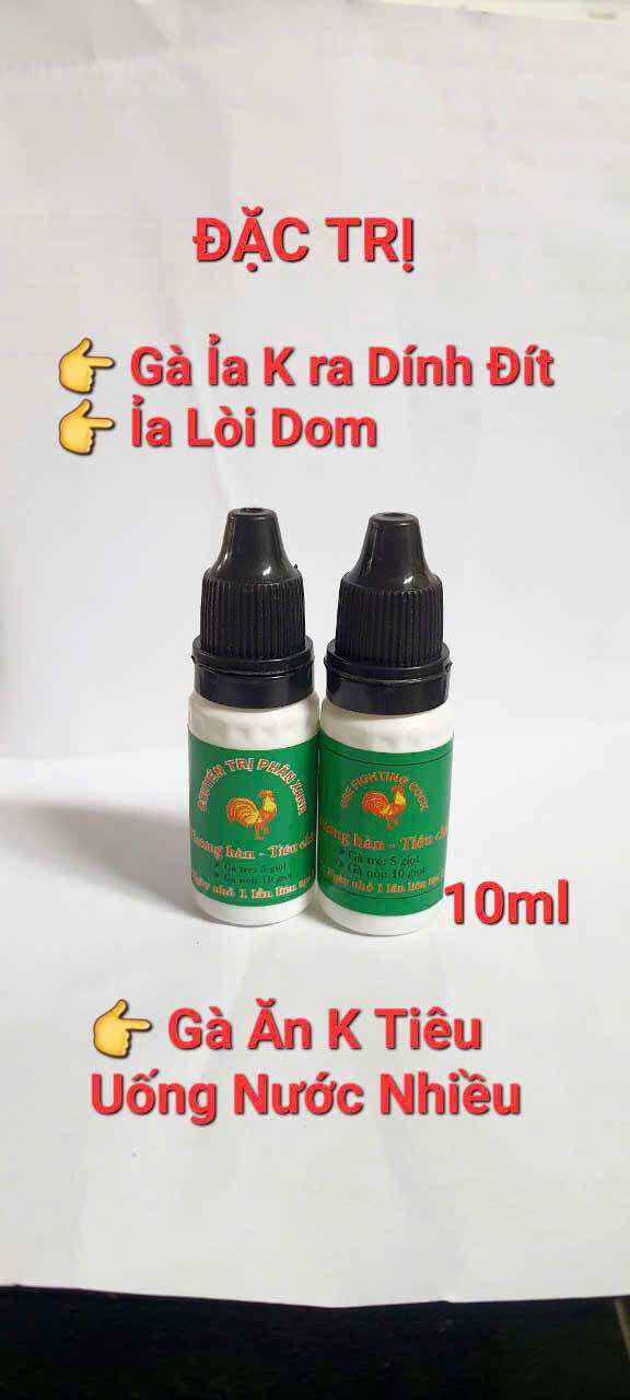 Chai 10ml chữa đường ruột gà