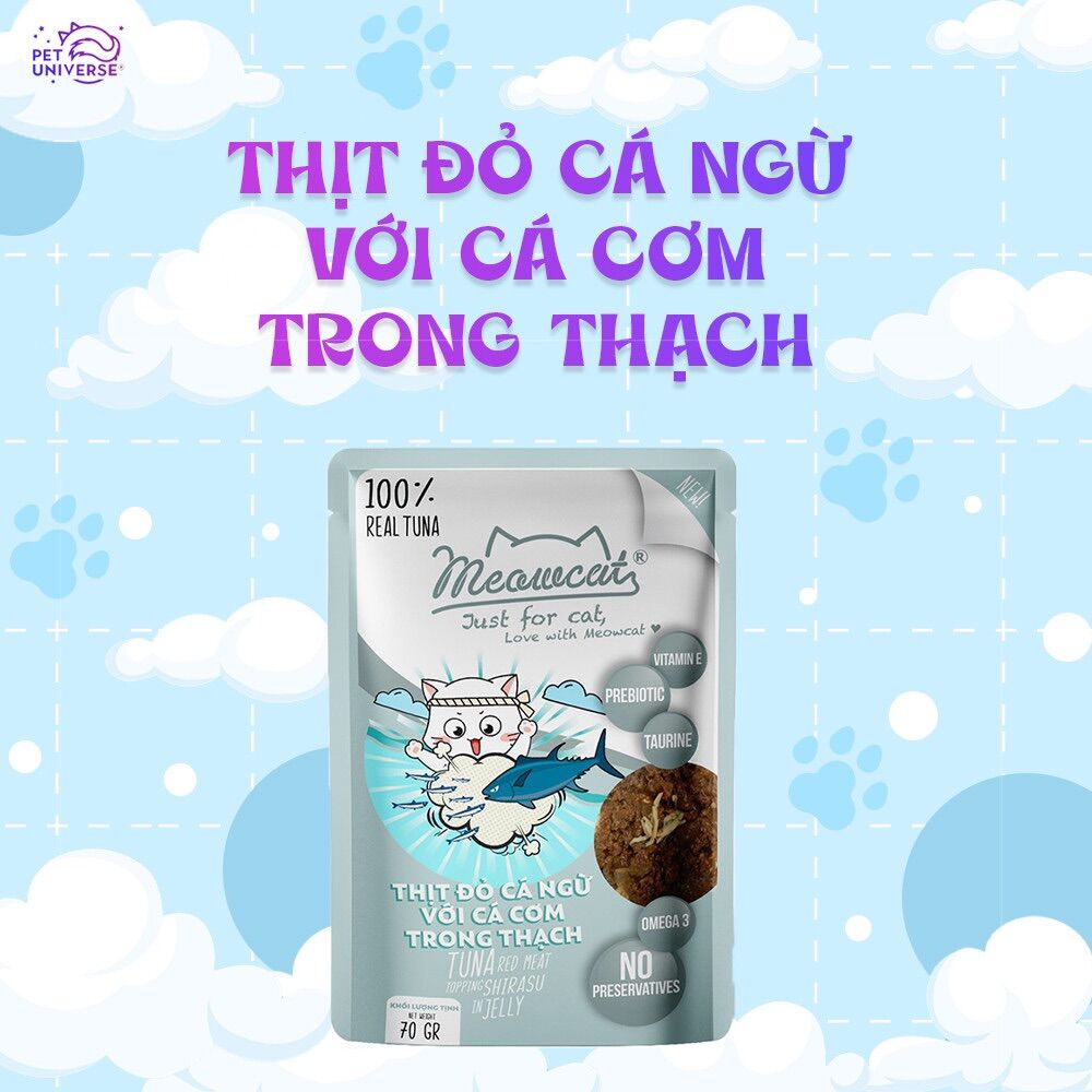 1 Thùng Pate Meowcat 70g x 48 gói
