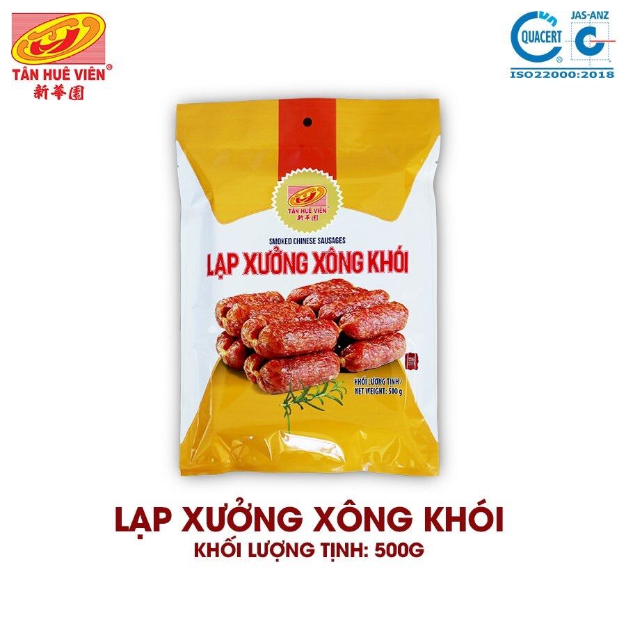  Lạp xưởng xông khói Tân Huê Viên  bọc 500g  