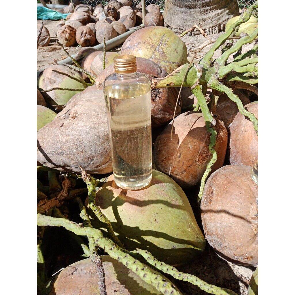 Dầu Dừa Nguyên Chất Handmade Huyện Châu Thành Bến Tre 500ml Coconut Oil handmade