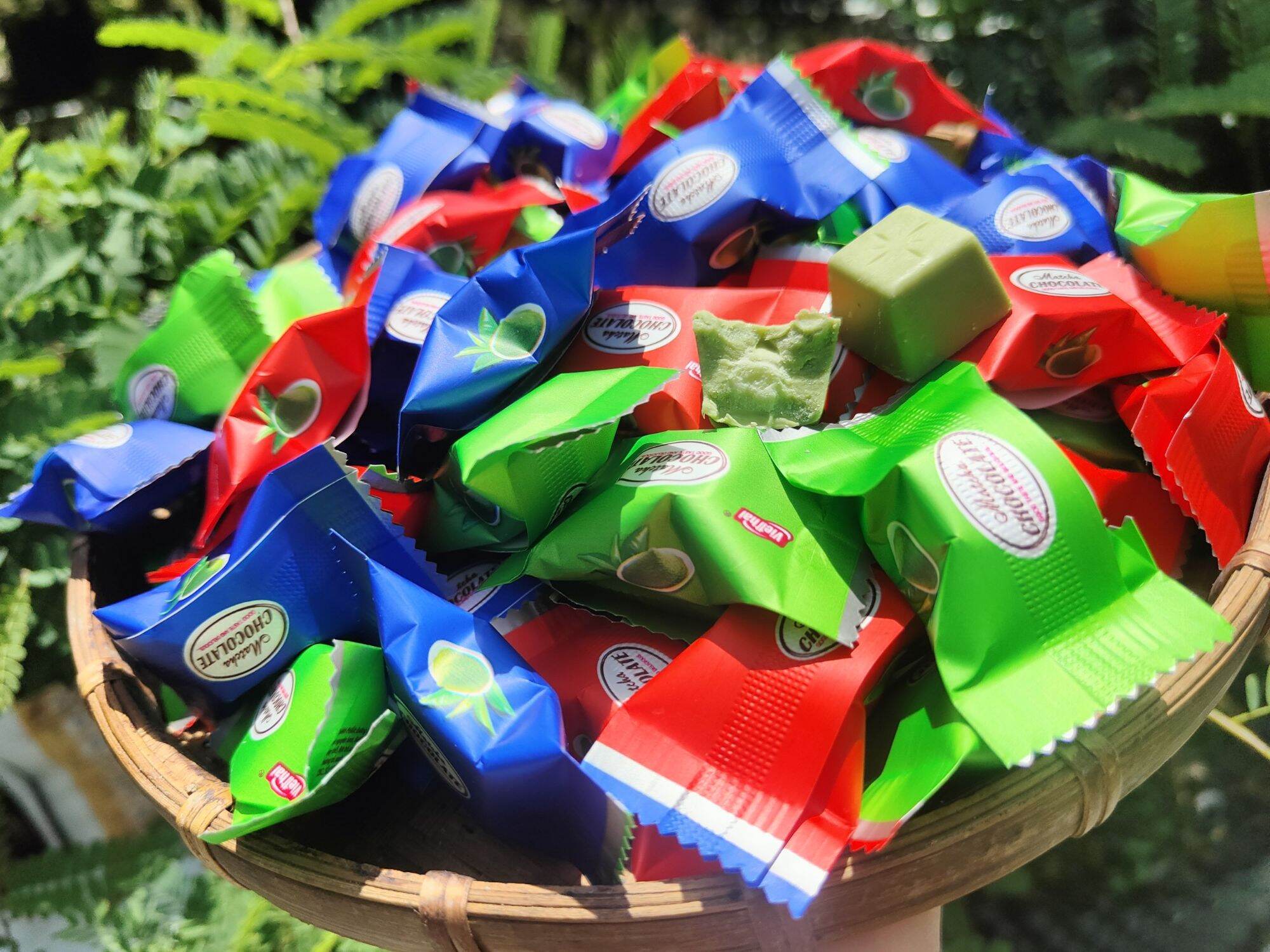 Socola macha trà xanh ít ngọt 500g