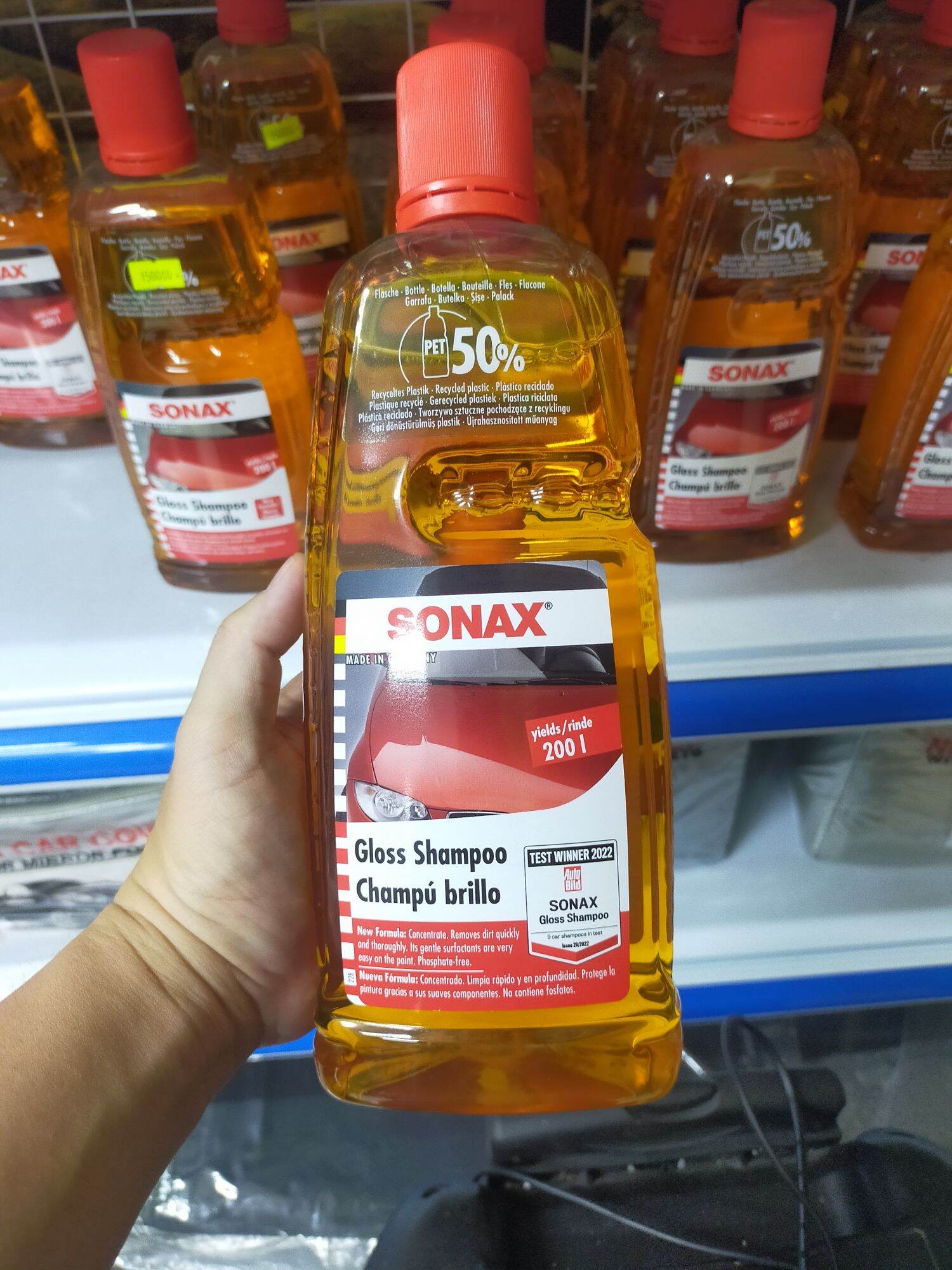 Nước rửa xe Sonax Gloss Shampoo 1lit 