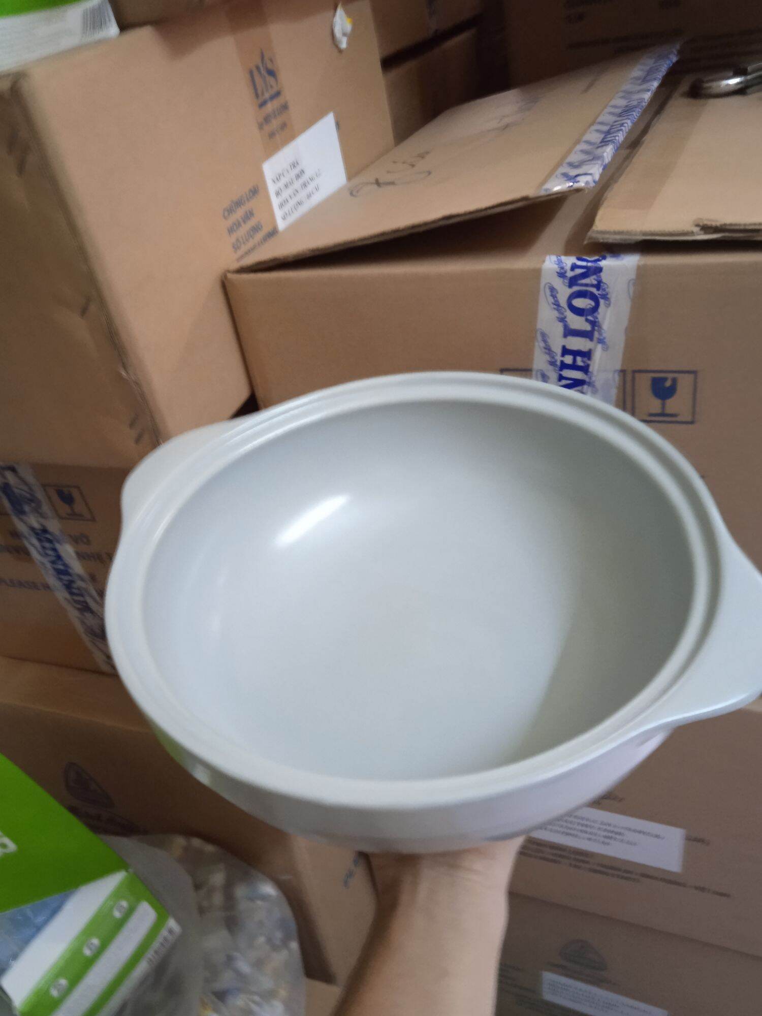Nồi sứ dưỡng sinh luna 2 lít - ko nắp lổi nhẹ