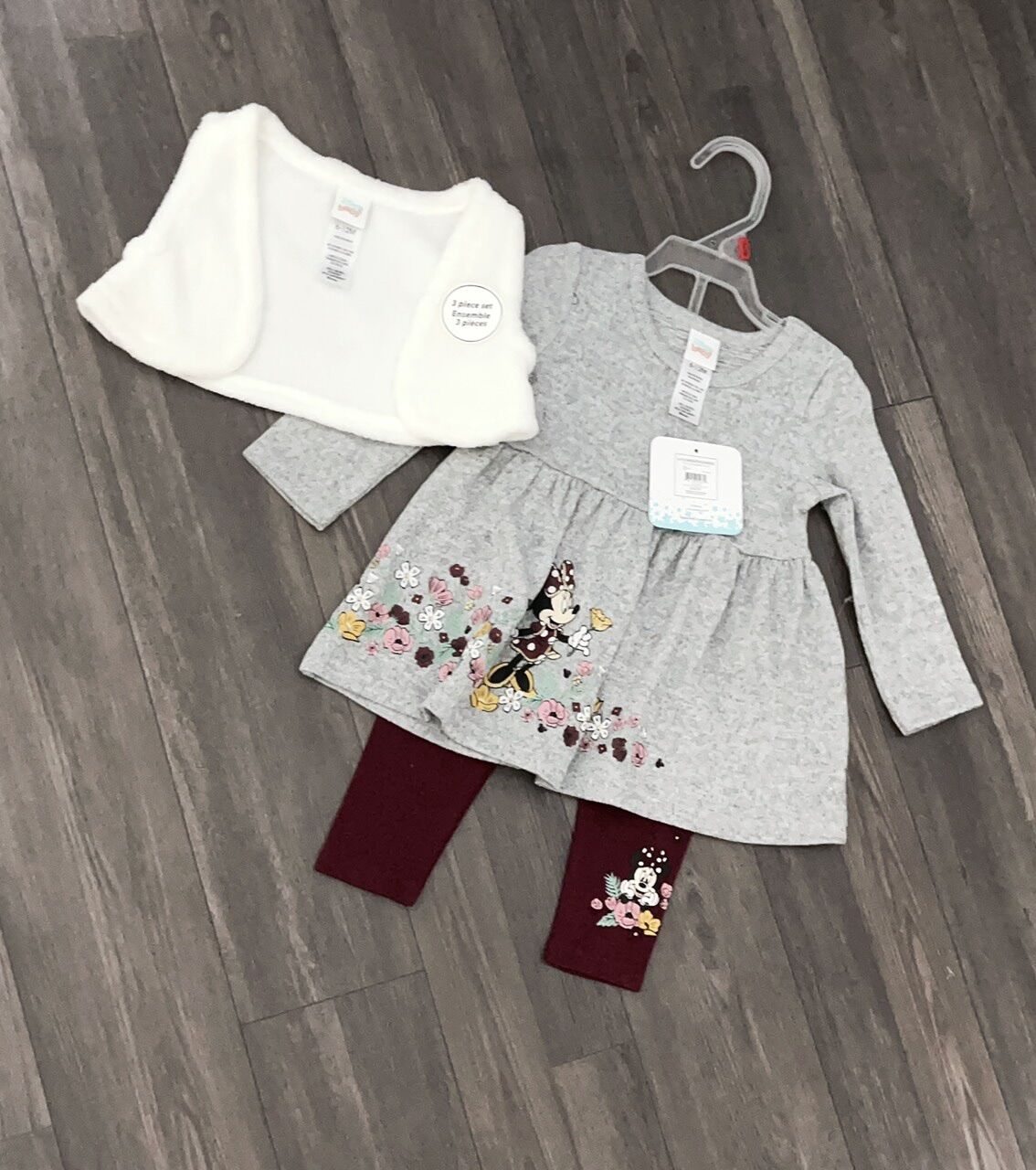 Set 3 chi tiết Disney size 0/3m-18/24m