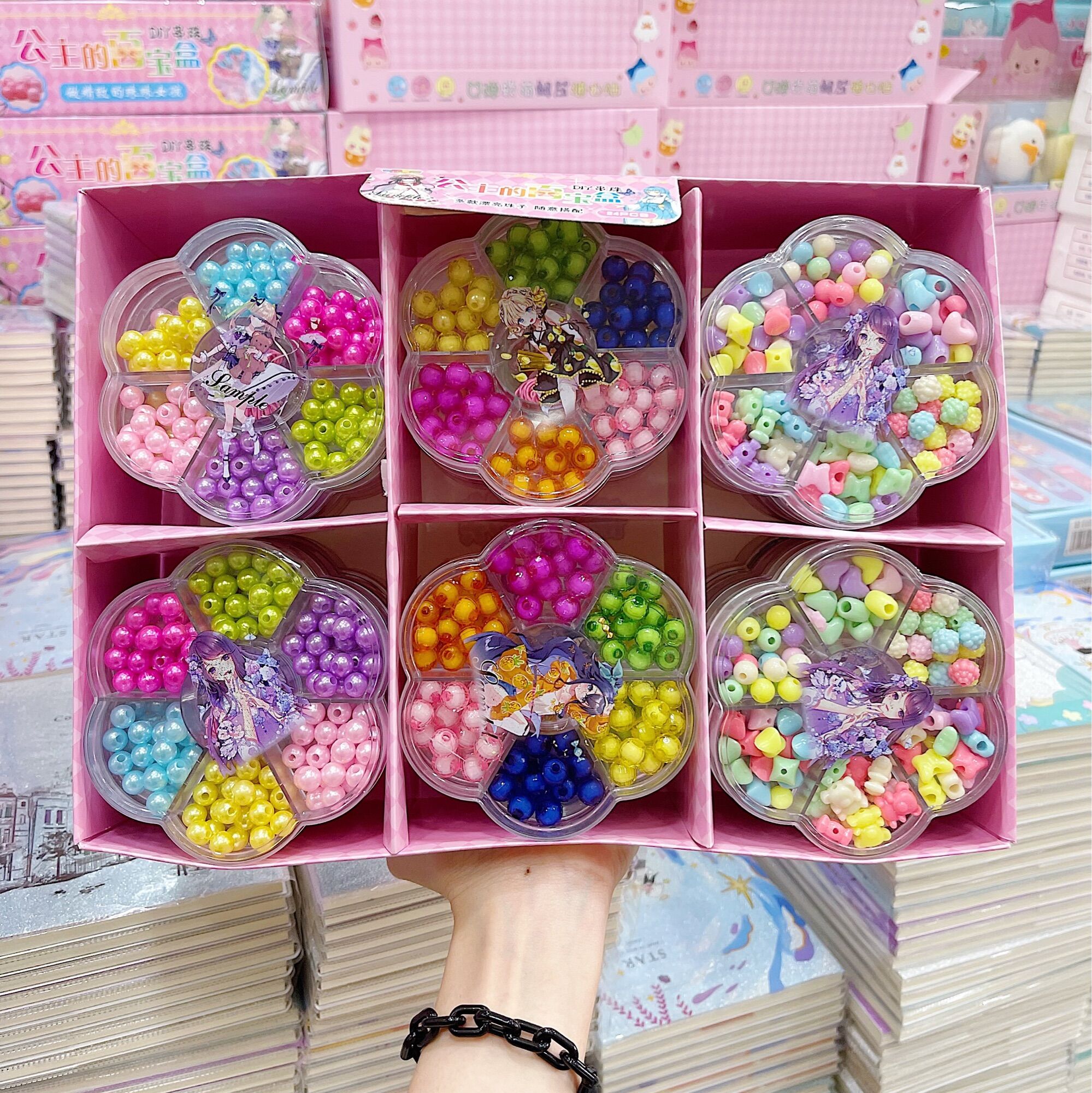[MUA 2 GIẢM 5%]Hộp Đồ Chơi Xỏ Chuỗi Làm Vòng Tay Handmade DIY Xinh Xắn