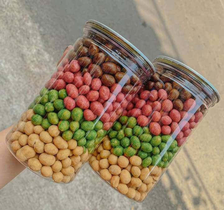 Hủ pet - 500g đậu phộng da cá mix vị