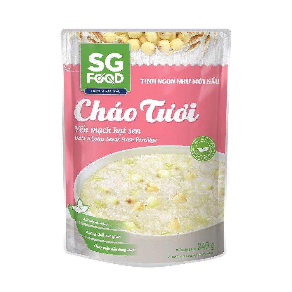 Cháo tươi y ến mạch hạt sen SGFood 240g