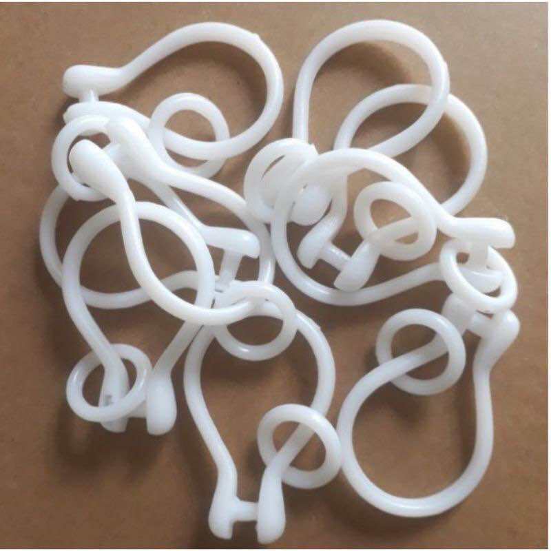 10 CÁI MÓC TREO MÀN CỬA , RÈM CỬA RIDO CẨM THÀNH NHỰA CAO CẤP