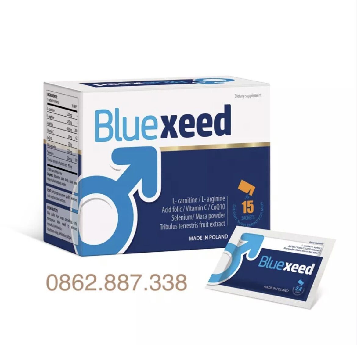 Bluexeed hỗ trợ sức khỏe cho nam giới