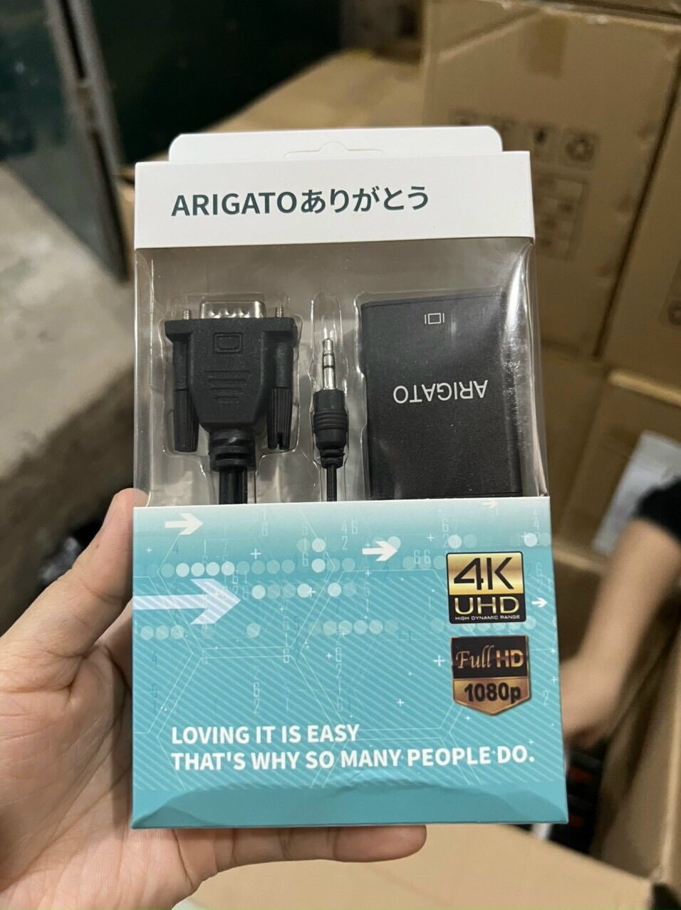 Cáp Chuyển Đổi VGA sang HDMI Có Âm Thanh