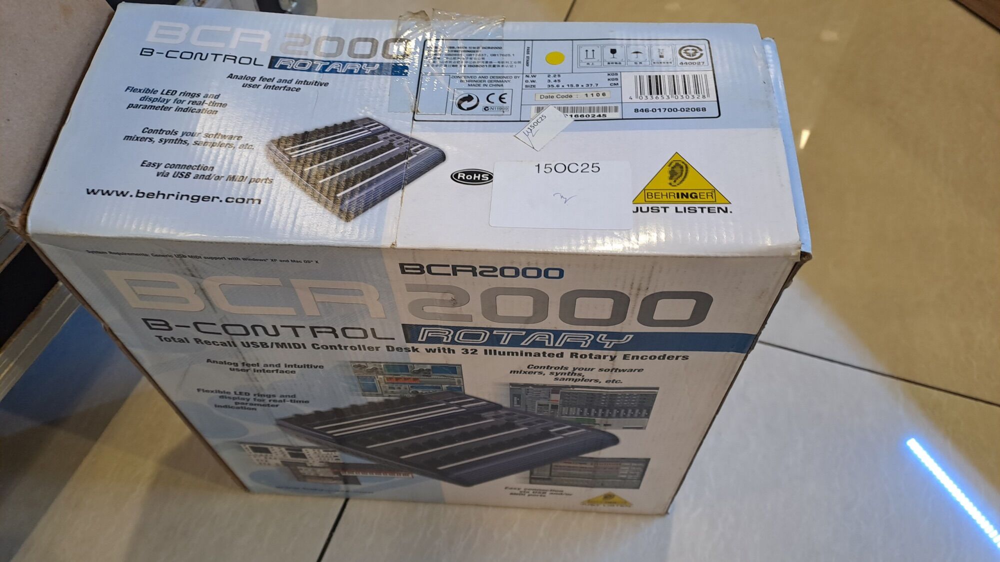 [HCM]USB/MIDI Controller Behringer BCR2000 - Hàng Chính Hãng