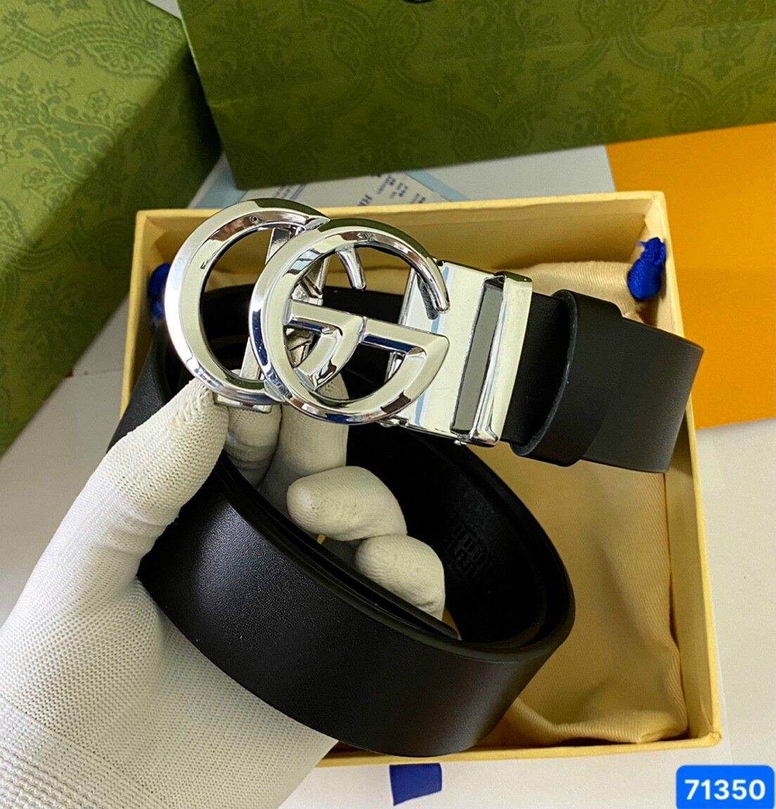Thắt lưng gc nam, dây nịt gc nam, mặt trắng đúc đặc
