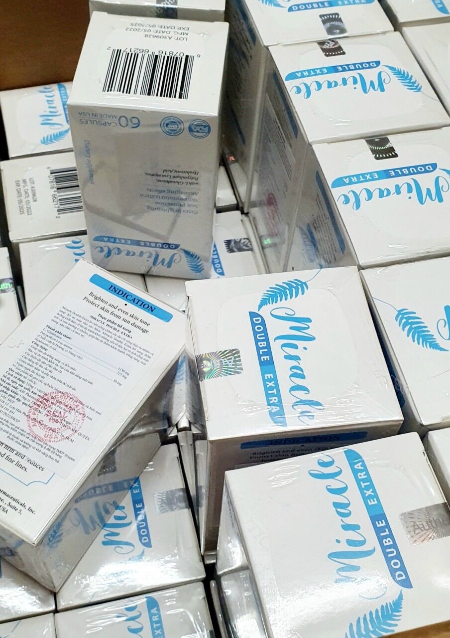 Viên uống chống lão hóa làm trắng da giảm nám Miracle