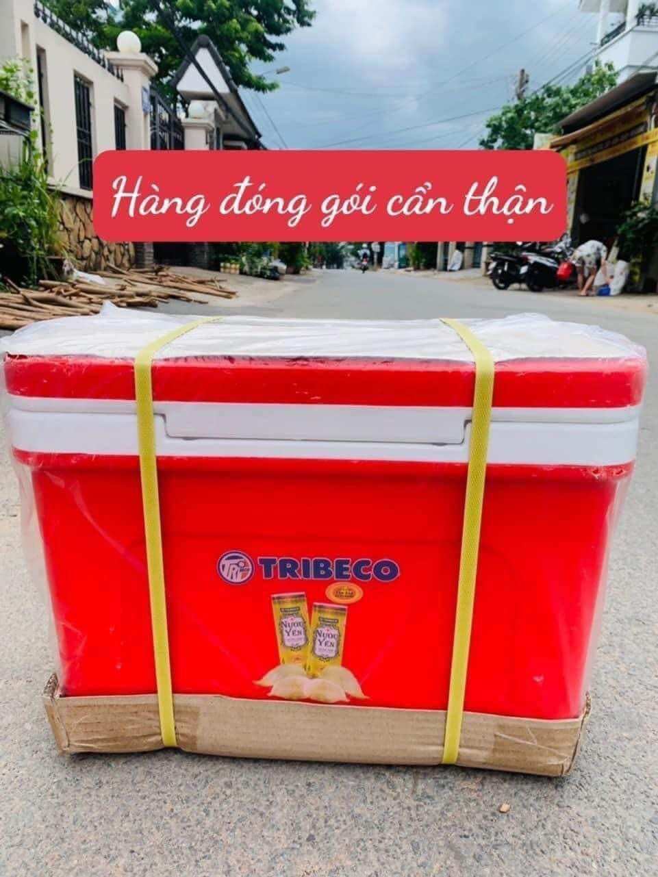 Thùng đá lớn giữ nhiệt màu đỏ 45l