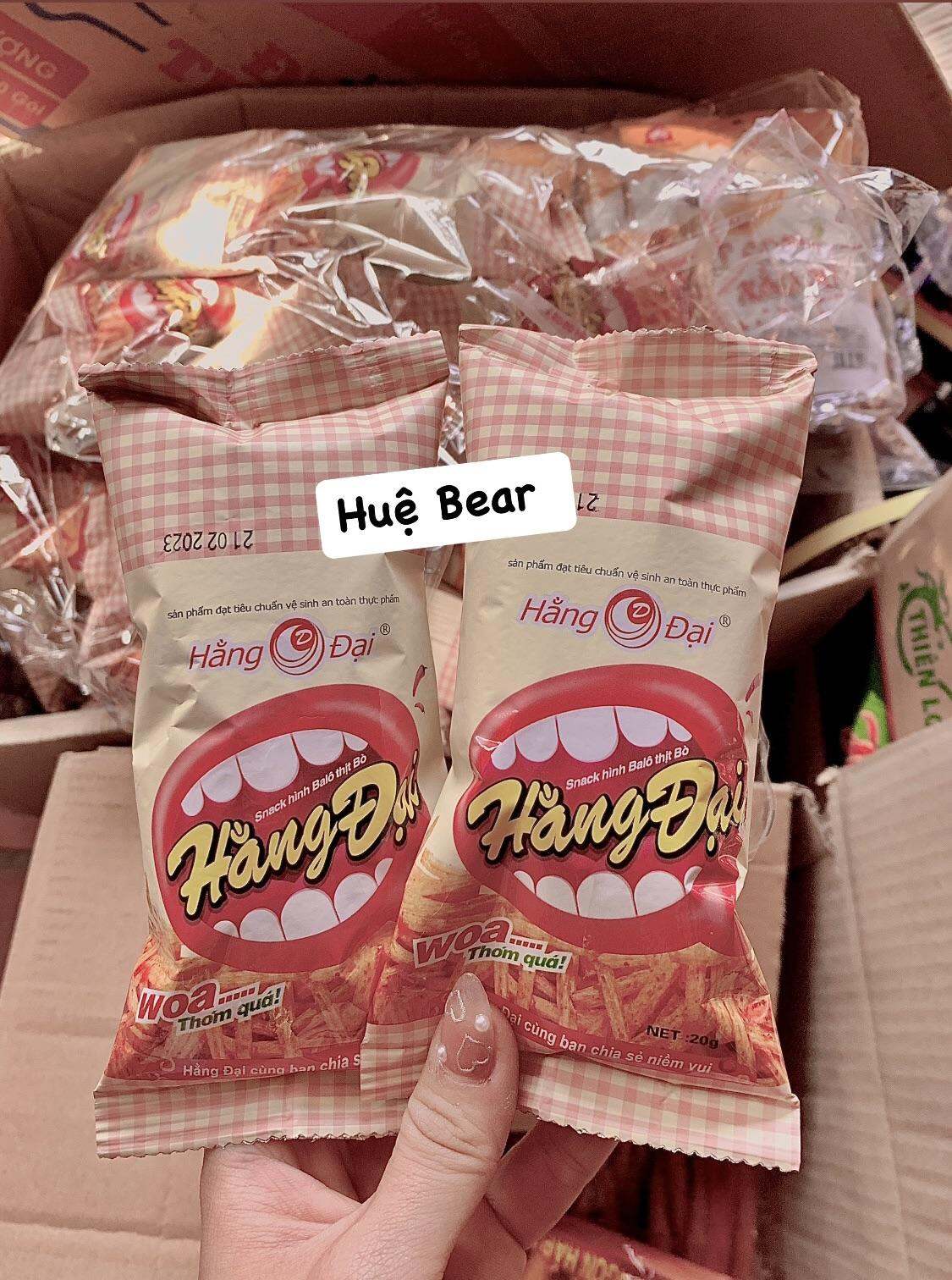 Bịch 30gói snack hình balô thịt bò cuộn rong biển