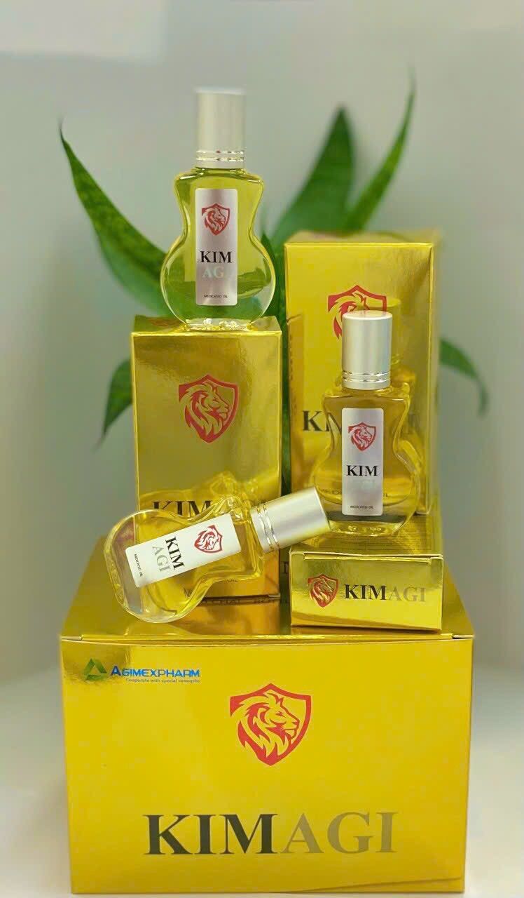 (Chính Hãng) Dầu Lăn Kimagi Vàng Hương Nước Hoa 9ml