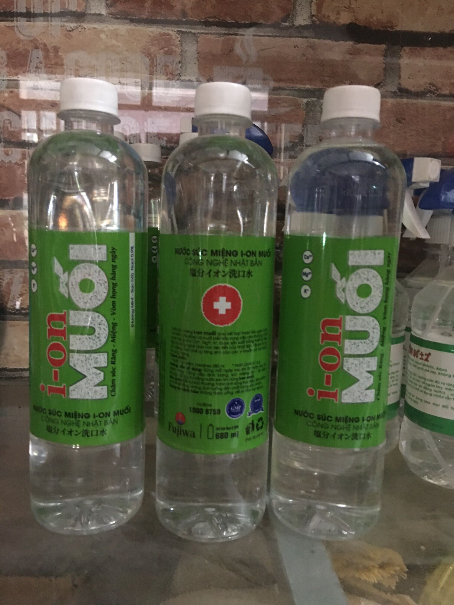 Nước súc miệng Ion muối công nghệ Nhật Bản Fujiwa 680ml