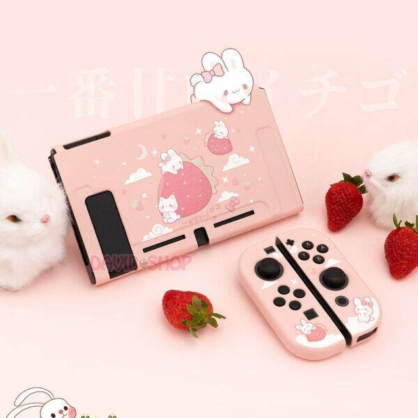 Case.ốp Silicon mềm Nintendo Switch hãng GeekShare đủ mầu.ốp lưng nintendo switch tự chọn