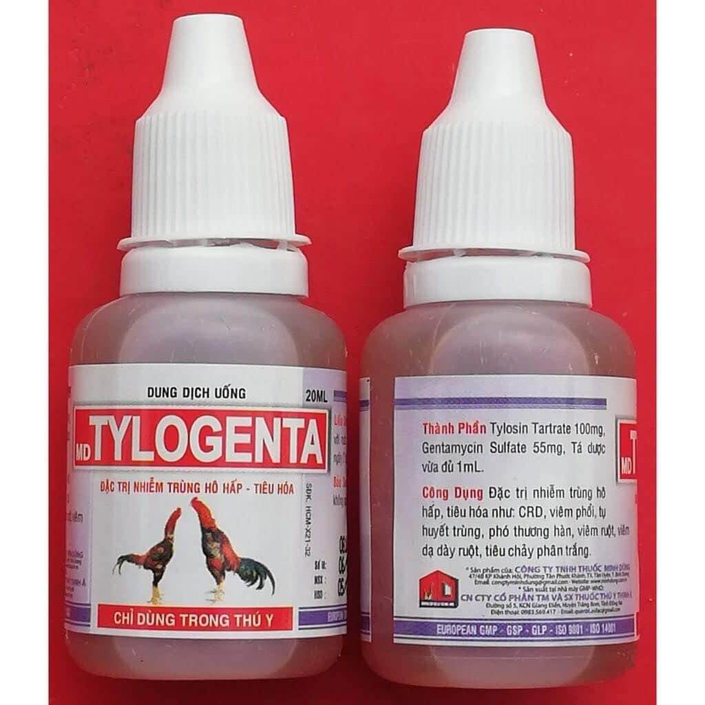 TYLOGENTA ( 10ML ) DUNG DỊCH UỐNG CHO GÀ KHẸC phân xanh