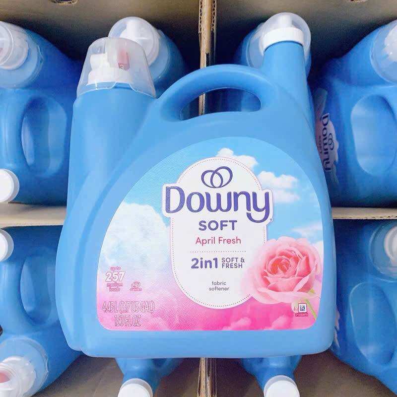 NƯỚC XẢ VẢI DOWNY SOFT APRIL FRESH 2 IN 1 GIÚP QUẦN ÁO THƠM 4.45L NHẬP KHẨU MỸ