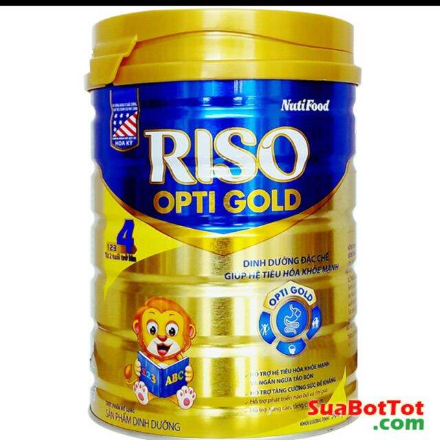 Sữa bột riso opti gold 4 900g