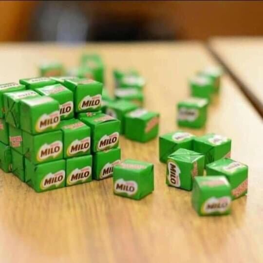 Kẹo viên milo cube 100 viên