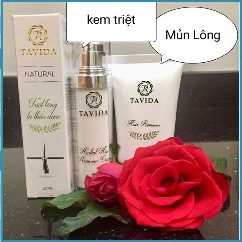 SERUM TINH CHẤT ỨC CHẾ MOC LÔNG TAVIDA * bôi ngày 1 hoặc 2 lần*