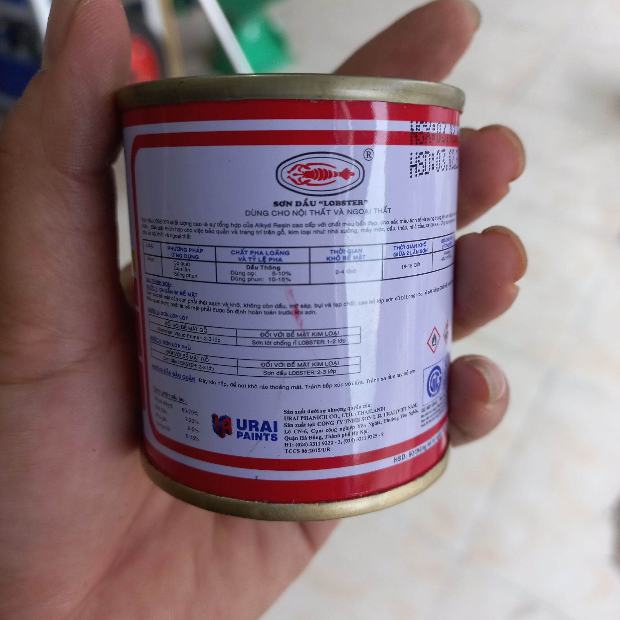[CHÍNH HÃNG] SƠN DẦU THÁI CAO CẤP LOBSTER 70ML
