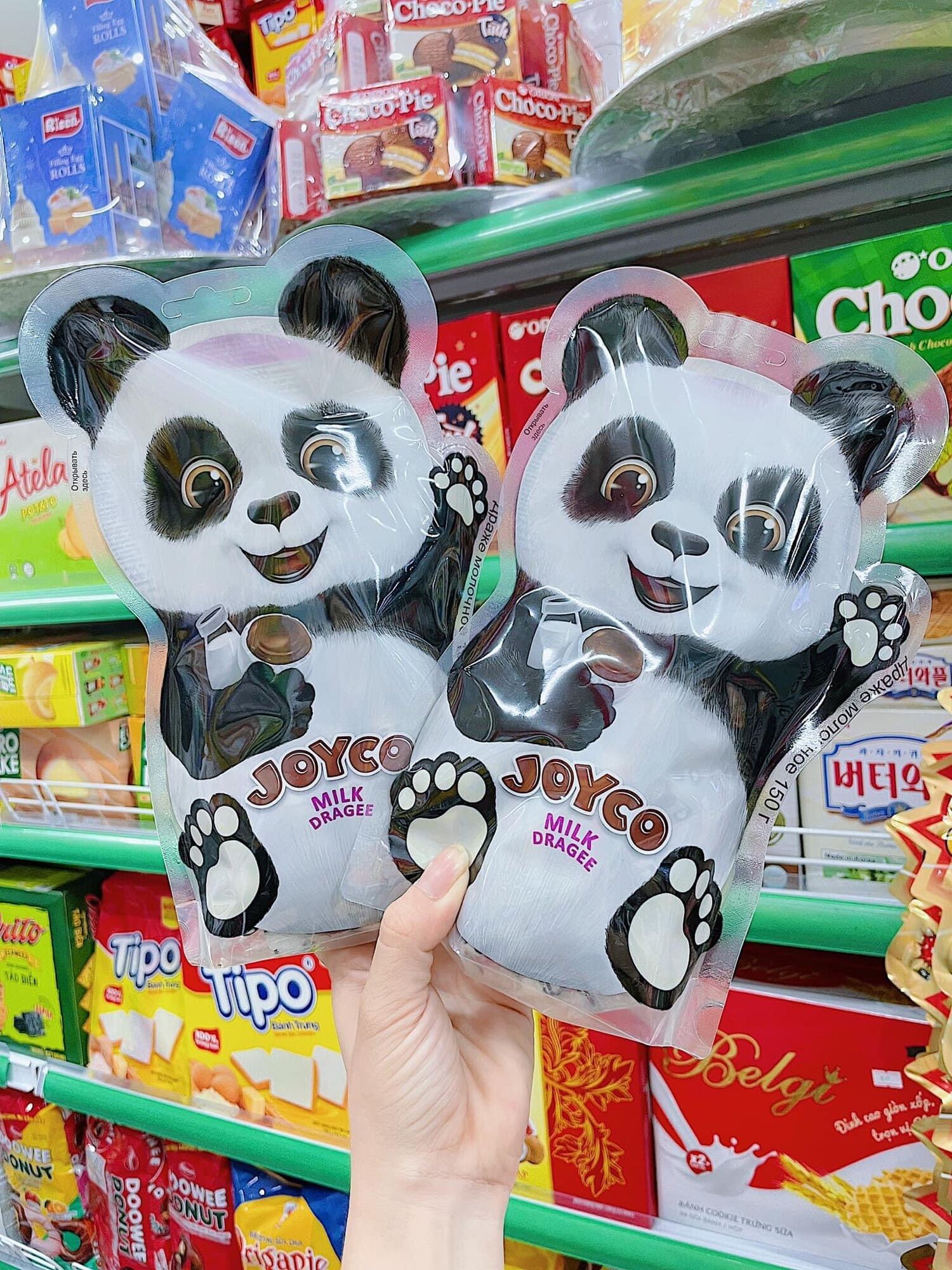 Kẹo gấu trúc nga