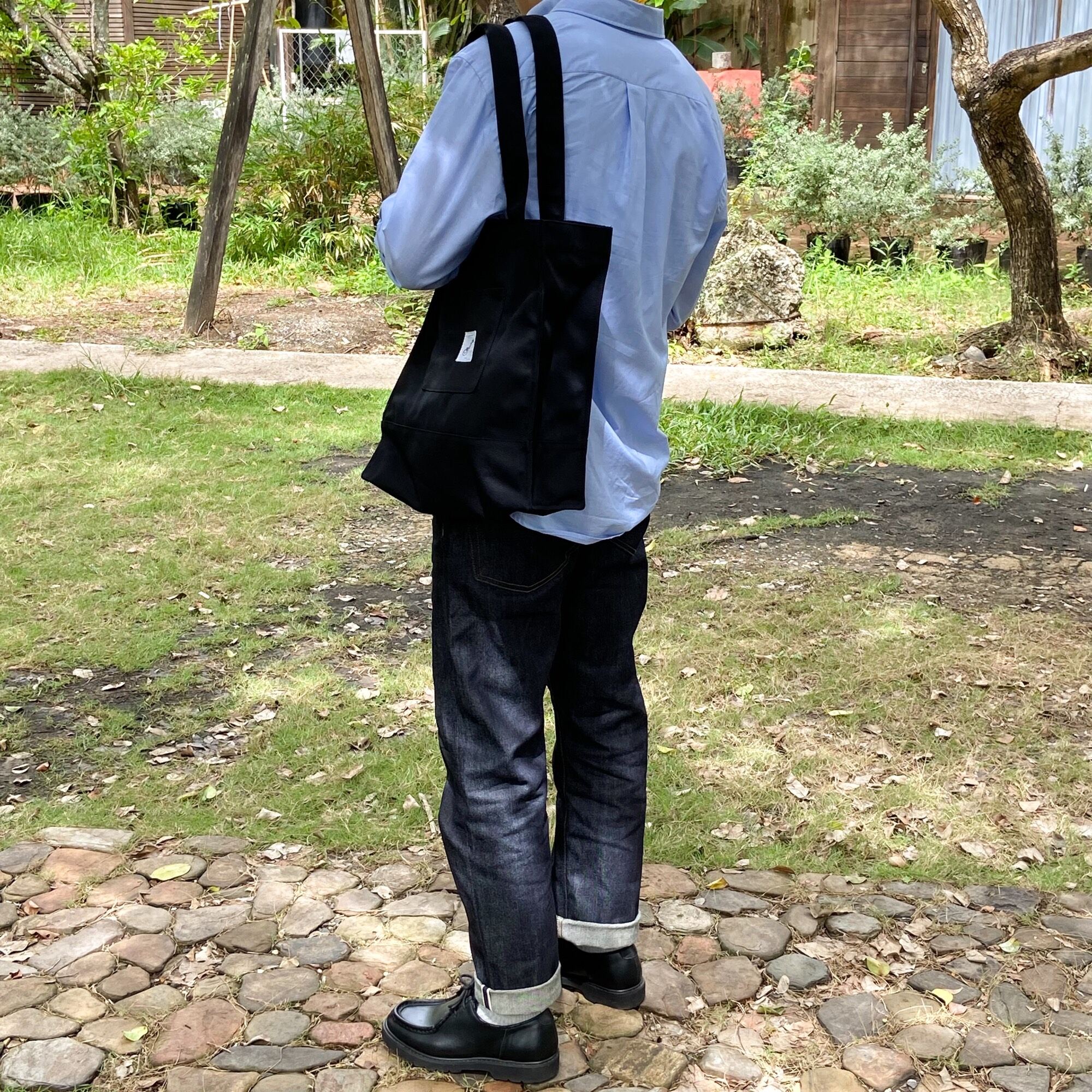 TÚI VẢI CANVAS SPOOON BOX BAG MÀU BLACK SESAME