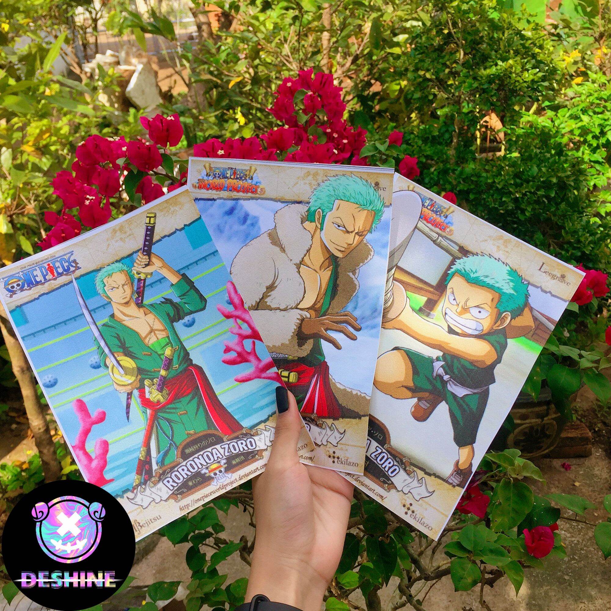 36 poster anime One Piece ngẫu nhiên