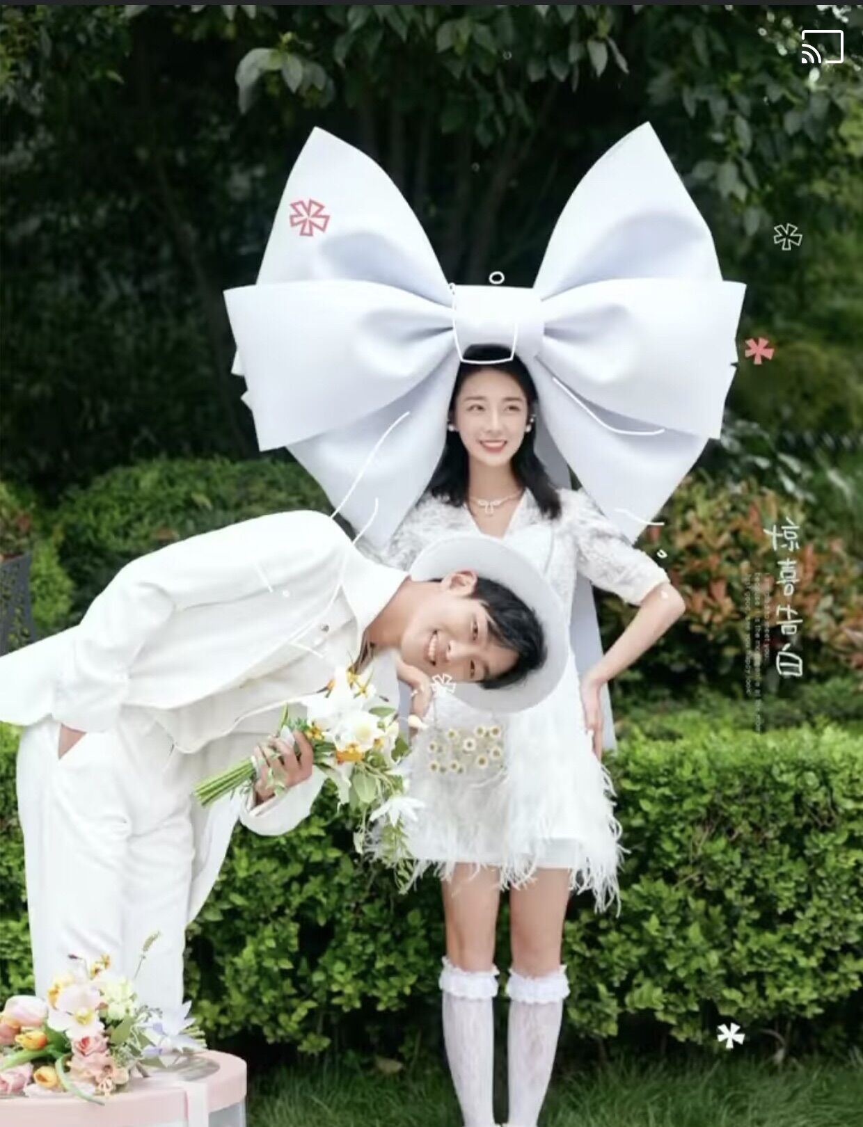 Nơ xốp to chụp ảnh khổng lồ 80cm